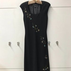 Jones New York, Size 4, Black Dress with detail
